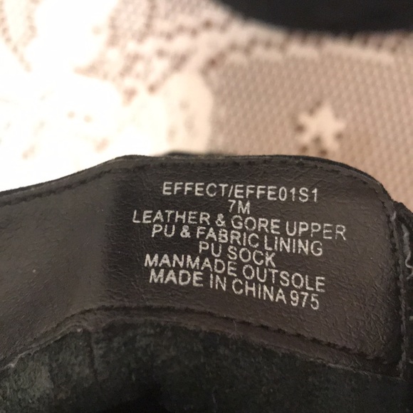 Steve Madden Sz 7 Ankle Boots Black - Picture 5 of 9